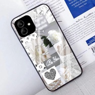 (GC 41) Samsung A04 A04e Glass Softcase - Samsung A04 A04e Glass Case - Beautiful Samsung A04 A04e C