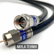 KABEL ANTENA RG6 BELDEN DENGAN KONEKTOR BELDEN