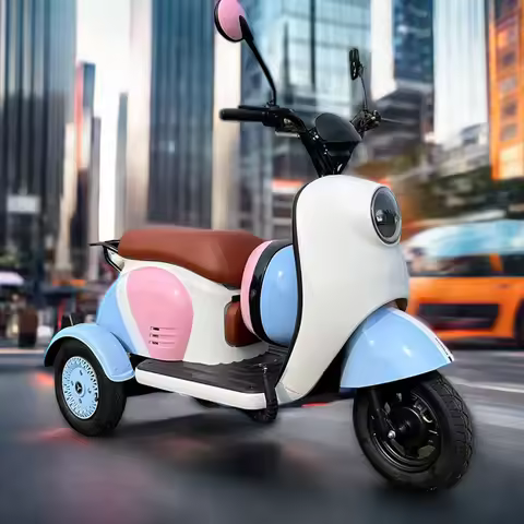 YR-002 Electric Tricycles Inexpensive 3-Wheel Electric Bike for Adults Cheap Chinese Three-Wheeled M