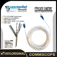 Lan Cable 3 M FTP UTP CAT5e Amp Commscope 3M Cable FTP CAT5 3 Meters