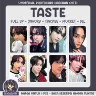 [HAECHAN NCT] TASTE UNOFFICIAL PHOTOCARD