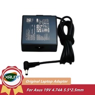 Genuine For ASUS Laptop Charger AC /DC Power Adapter A19-090P2A 19V 4.74A 90W 5.5*2.5mm