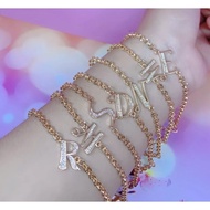 Titanium Letter Bracelet/Imported Women's Titanium Bracelet/Women's Chain Bracelet/Women's Bracelet/