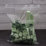 Matcha green keycap spherical 绿色键帽 XDA height PBT thermal sublimation 104/87/108 mechanical keyboard