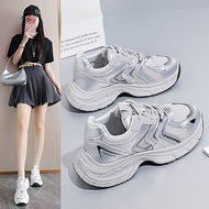 Women's Casual White Shoes - Thick Sole Elevated Comfort