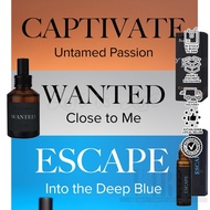 Classic Brands Pure Instinct Men's Collection Pheromone Infused Perfume Captivate or Wanted or Escap