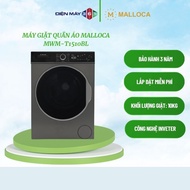 Malloca MWM-T1510BL – Máy giặt cửa trước – Lồng ngang 10Kg – Động cơ BLDC Inverter – STM