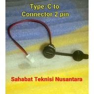Socket Type C Connector 2 pin | Type C socket to 2 pin connector