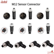 MAIAL M12 Sensor Connector, Connector Male Female Socket M12 Aviation Plug, M12 Sensor Cable Connect