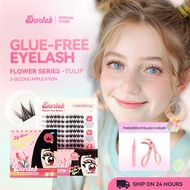[SHIP ON 24 HOURS] DOROLAB Eyelash Glue-free Eyelashes Flower-Serise Tulip for Beginner Easy DIY Ind