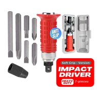 PRODIY Q.NENG 2001 7PCS Impact Driver Drill Screw Extractor Screwdriver 4 Bits for Jam Screws or Scr