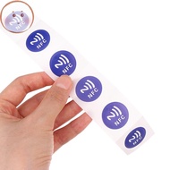 onemetertomj 6pcs 13.56MHz ISO14443A 213 Chip RFID Adhesive Tag Label Blue NFC Ntag213 144 Bytes Wet
