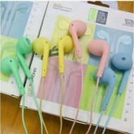 Headset Stereo U19 Macaron Handsfree Extra Bass Earphone U 19