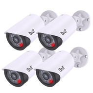 BNT Dummy Fake Security Camera, with One Red LED Light at Night, for Home and Businesses Security In