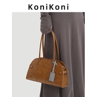Genuine Leather Boston Bag