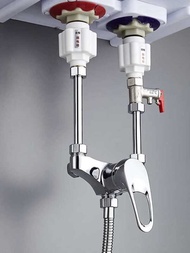 Surface mounted U-shaped Midea electric water heater hanging valve accessories, shower mix