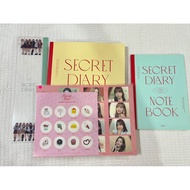 [MERCH] IZONE Secret Diary Photobook Set / Notebook / Sticker / IVE Wonyoung / Le sserafim Sakura / 