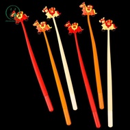 [Chicnest] 3Pcs Cute Cartoon Pony Swinging Gel Pen Horse Year Stationery Pen Neutral Pen Student Kid