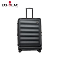 Echolac Celestra Polycarbonate PC Double-Coil Zipper Hard Shell Case Luggage Bag Travel Bagasi 20 inch Roller Wheel