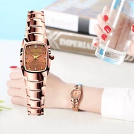 VGO Women Watches Jam tangan Wanita Fesyen Analog Dengan Tali Keluli Tahan Karat Kuarza Dail Pusinga