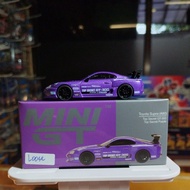 MINI GT Toyota Supra (A80) Top secret GT-300 Top Secret Purple LOOSE