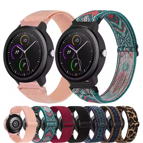 Nylon Strap For Garmin Forerunner 55 245 645 Music Strap Bracelet Watchband For Garmin Venu /Vivoact