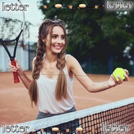 LETTER Tennis Training Ball, Adjustable Rope Tether Ball Rebound Ball, Tennis Yellow Elastic String 