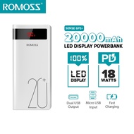 Romoss Sense 6ps+ 20000mAh Powerbank 18W QC 3.0 PD Super Fast Charge Power Bank