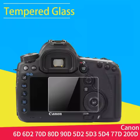 Canon Tempered Glass LCD Screen Protector for Canon EOS 850D 6D 1300D 1500D 5D3 5D4 5DS 5DSR 1200D G