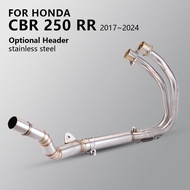 For Honda CBR250RR CBR250 RR 2017-2025 Motorcycle Exhaust Front Pipe Optional OEM 51MM Interface