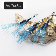 Assist Hook / Mata Kail Jigging / Ring Jig Lure Assist Hook Jigging / Double Barbed Assist Hooks Pai