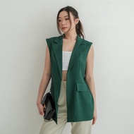 [TAVIA] KIMORA VEST WOMEN'S VEST/ WOMEN'S VEST/ WOMEN'S TOP/ WOMEN'S OUTER/