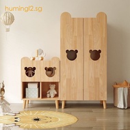 Bedroom Home Kids Cupboard Solid Wood Bedroom Baby Wardrobe 2 Door Wardrobe Storage Wardrobe Simple 