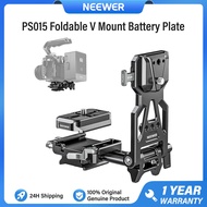NEEWER PS015 Foldable V Mount Battery Plate with Arca Type Camera Baseplate for RS4 RS3 Gimbal & Tri