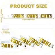 2000 Pcs VIP Wristbands Event Bracelets Personalized Wrist Bands Colored Waterproof Armband