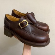 英國製真正老馬汀 vintage 厚底8496 90年代馬汀 馬汀大夫Dr.Martens 古董鞋靴馬汀鞋馬丁靴dr Martin UK6古著搭配 復古穿搭 皮鞋學生鞋 vintage 早期古董  m