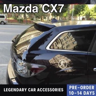 Mazda CX7 Rear Spoiler 3D Streamline Spoiler Plate ABS Material Car Rear WingSpoiler Hatchback Rear 