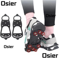 OSIER 1 Pair Ice Gripper Spike, 5/8 Teeth Anti-Slip Shoes Crampons,  Universal Spike Spike Grips Cle