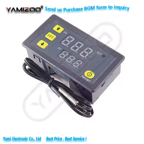 1pcs W3230 High Precision Temperature Controller Digital Display Thermostat Module Control Switch Mi