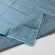 Celine 古董 Macadam 經典印花 C Logo 圖案純棉手帕 口袋巾