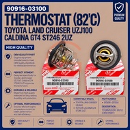 90916-03100 Thermostat 82°C Toyota Land Cruiser UZJ100 | Caldina GT4 ST246 2UZ (OEM Part)