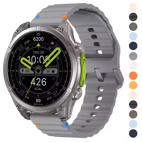 22mm Strap For Zeblaze Vibe 8 7 Pro/Btalk 3 Pro/Ares 3 Pro/Stratos 4 3 2 Ultra Sport Silicone Bands 