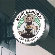 Neon Box Bulat 70Cm Dua Sisi Gambar Custom