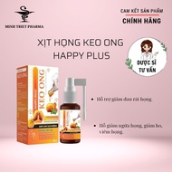 HAPPY PLUS PROFESSIONAL THROAT SPRAY - Supports sore throat pain relief, itchy throat, reduces cough