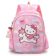 (BLTE34) Balo trẻ em mèo Hello Kitty cho bé gái 3-4 tuổi balo mẫu giáo