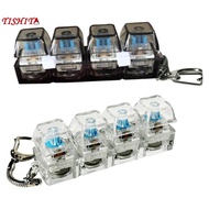 [tishita] Keyboard Fidget Clicker Toy Keychain Decompression Button Finger Clicker Toy