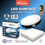 Vhome Borderless Surface Mount Downlight 36W Round Square Led For Ceiling Office Bedroom