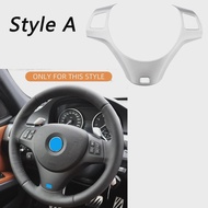 For BMW E90 E92 E93 E87 1 3 Series 2005 - 2012 Steering Wheel Panel Sticker Cover Decoration Trim In