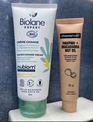$30 for 2 🌏Biolane Expert 嬰兒護臀霜 + Essential Health 的「木瓜+堅果油膏」 (Pawpaw + Macadamia Nut Oil Ointment)