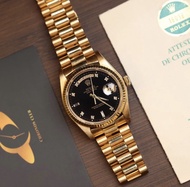 Rolex Day-Date 18038 ‘Black Diamond’ Dial